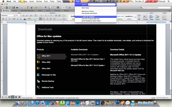 microsoft office mac 2011 download free